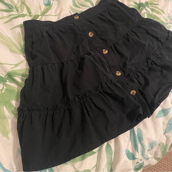 Black High Waisted Women's Skirt - Picture 3 of 7